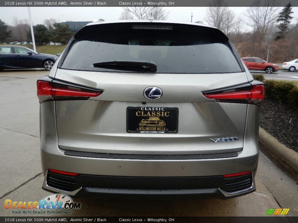2018 Lexus NX 300h Hybrid AWD Atomic Silver / Black Photo #6
