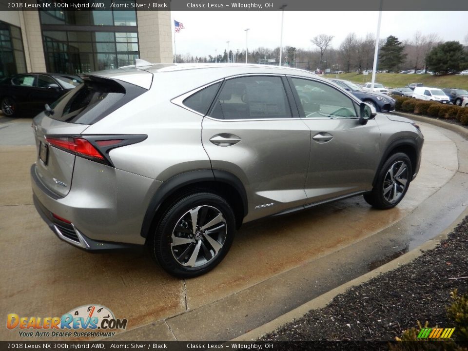 2018 Lexus NX 300h Hybrid AWD Atomic Silver / Black Photo #7