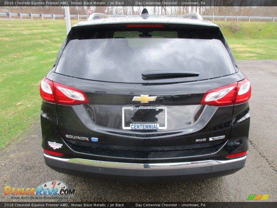 2018 Chevrolet Equinox Premier AWD Mosaic Black Metallic / Jet Black Photo #4