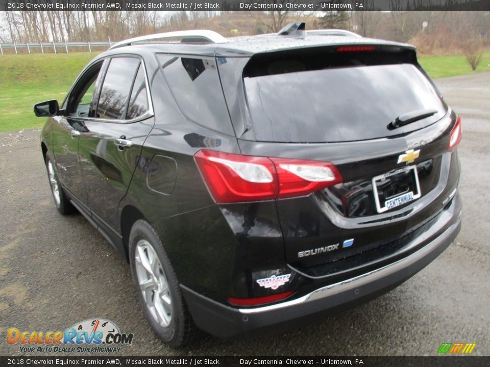 2018 Chevrolet Equinox Premier AWD Mosaic Black Metallic / Jet Black Photo #5