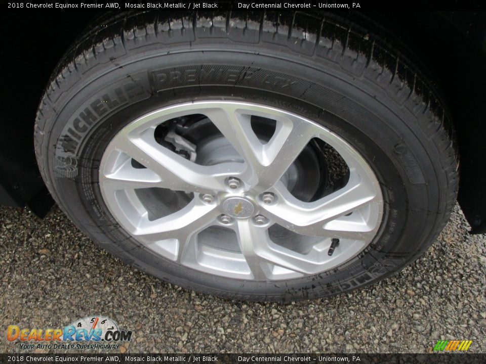 2018 Chevrolet Equinox Premier AWD Mosaic Black Metallic / Jet Black Photo #6