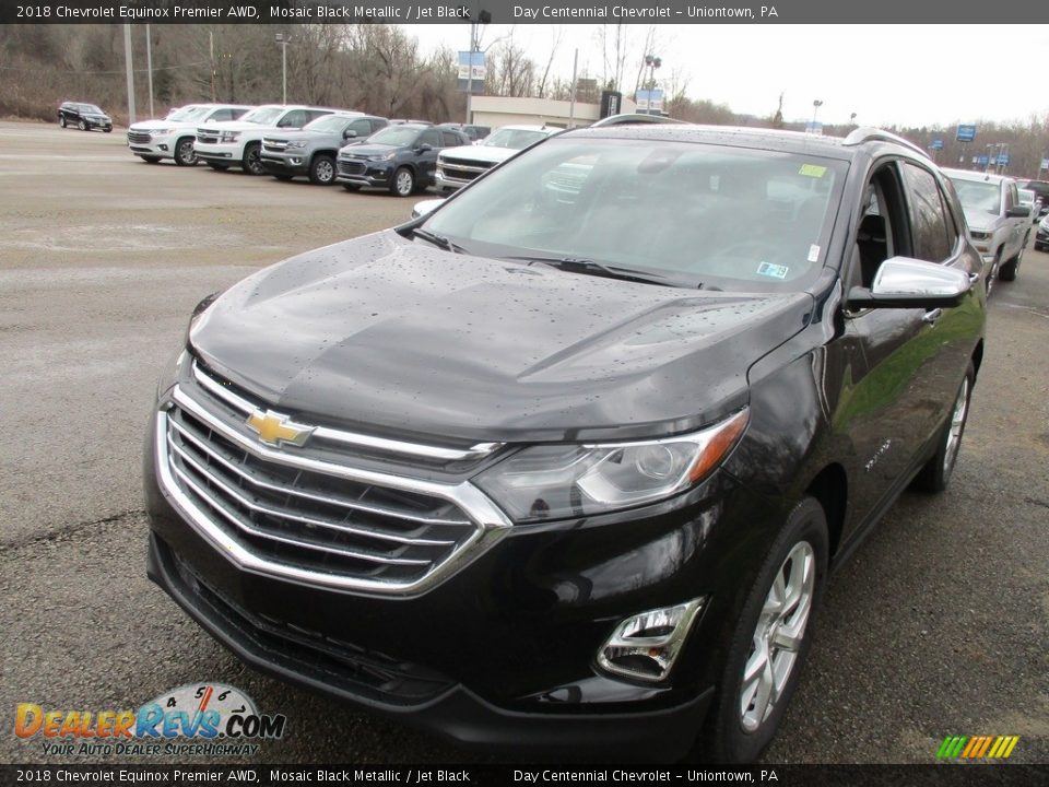 2018 Chevrolet Equinox Premier AWD Mosaic Black Metallic / Jet Black Photo #7