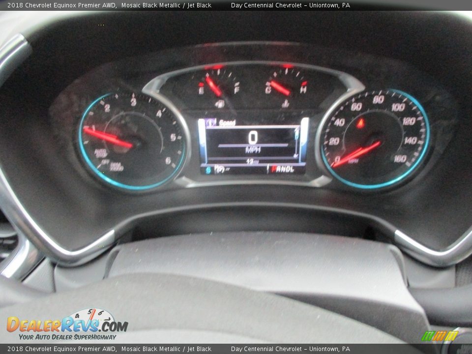 2018 Chevrolet Equinox Premier AWD Mosaic Black Metallic / Jet Black Photo #11