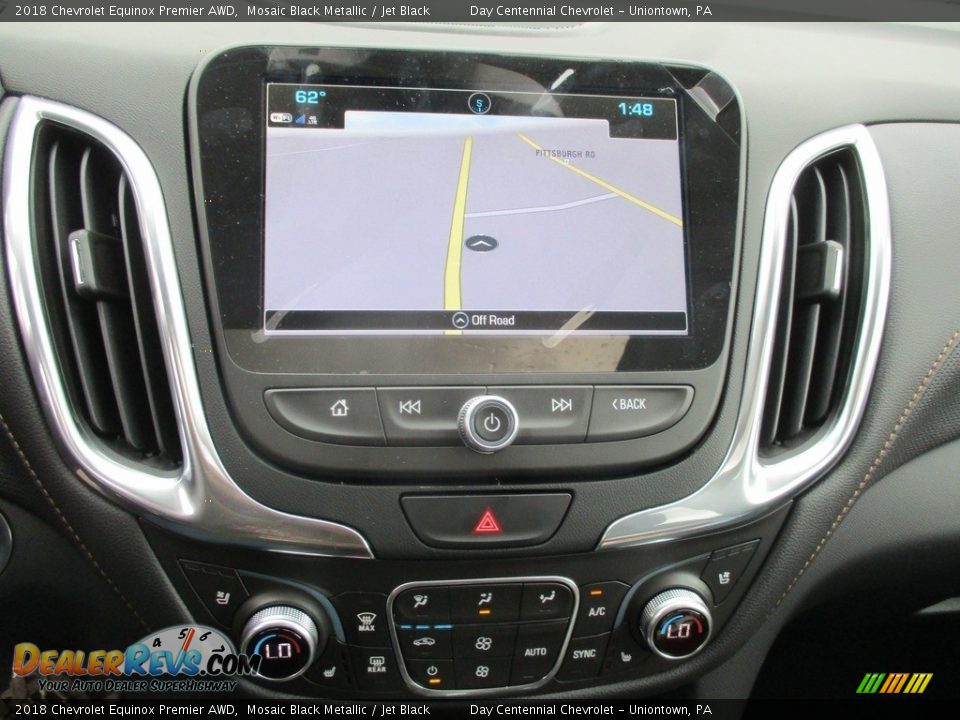 2018 Chevrolet Equinox Premier AWD Mosaic Black Metallic / Jet Black Photo #12