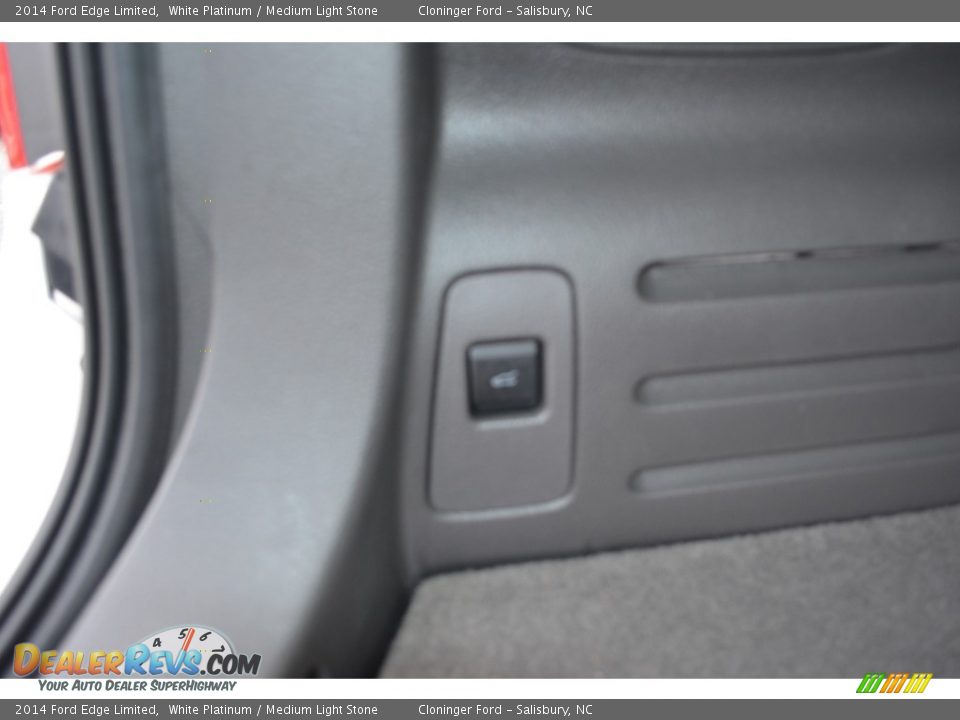 2014 Ford Edge Limited White Platinum / Medium Light Stone Photo #14