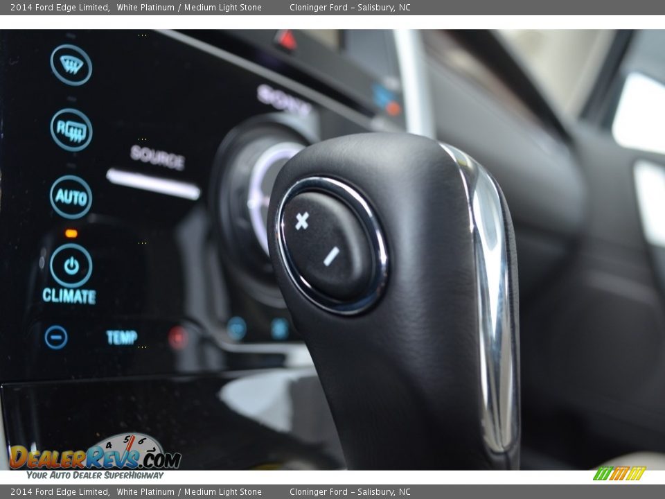 2014 Ford Edge Limited White Platinum / Medium Light Stone Photo #23