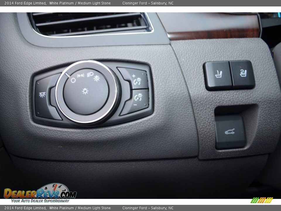 2014 Ford Edge Limited White Platinum / Medium Light Stone Photo #26