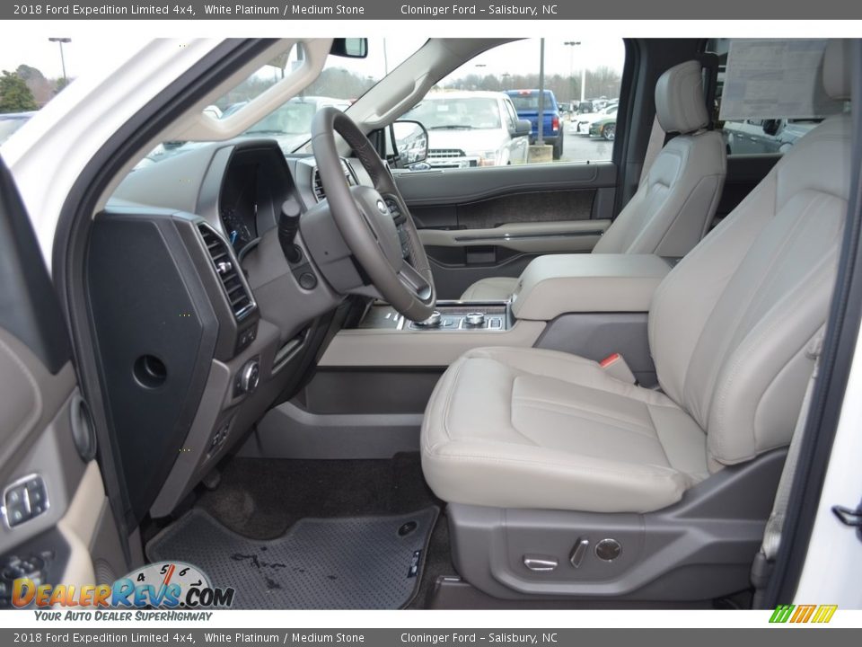 Medium Stone Interior - 2018 Ford Expedition Limited 4x4 Photo #6