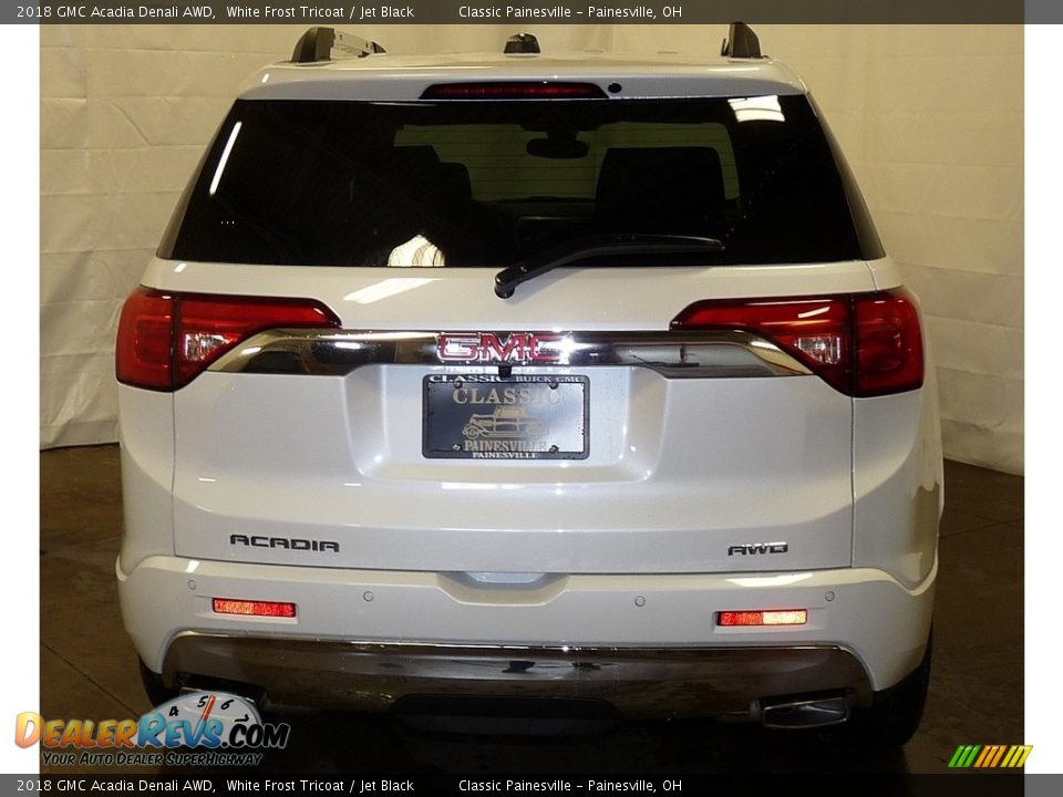 2018 GMC Acadia Denali AWD White Frost Tricoat / Jet Black Photo #3
