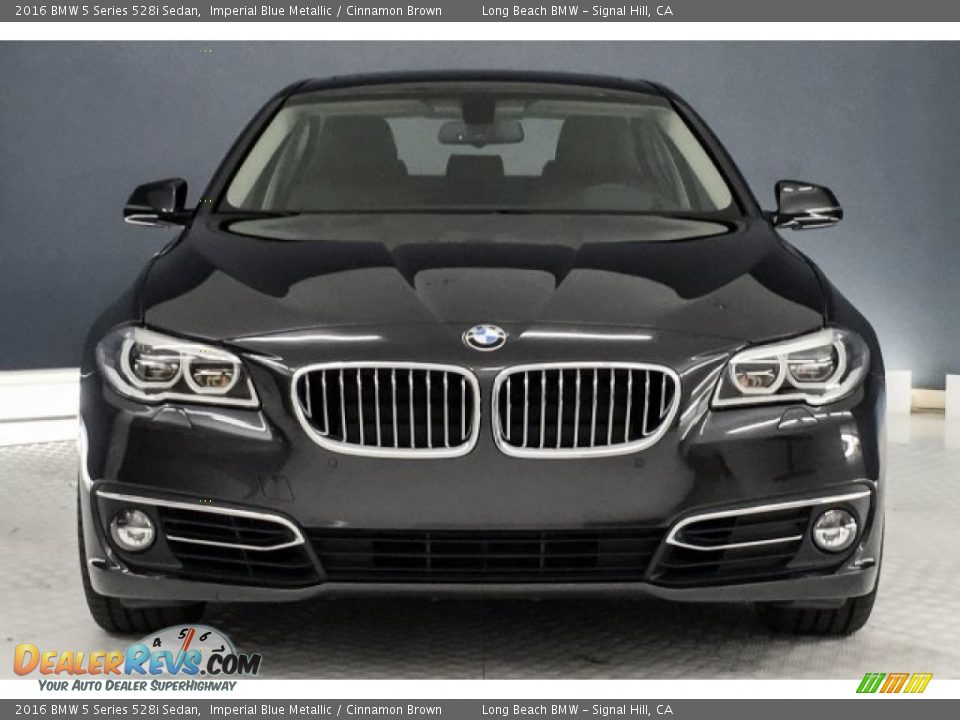 2016 BMW 5 Series 528i Sedan Imperial Blue Metallic / Cinnamon Brown Photo #2