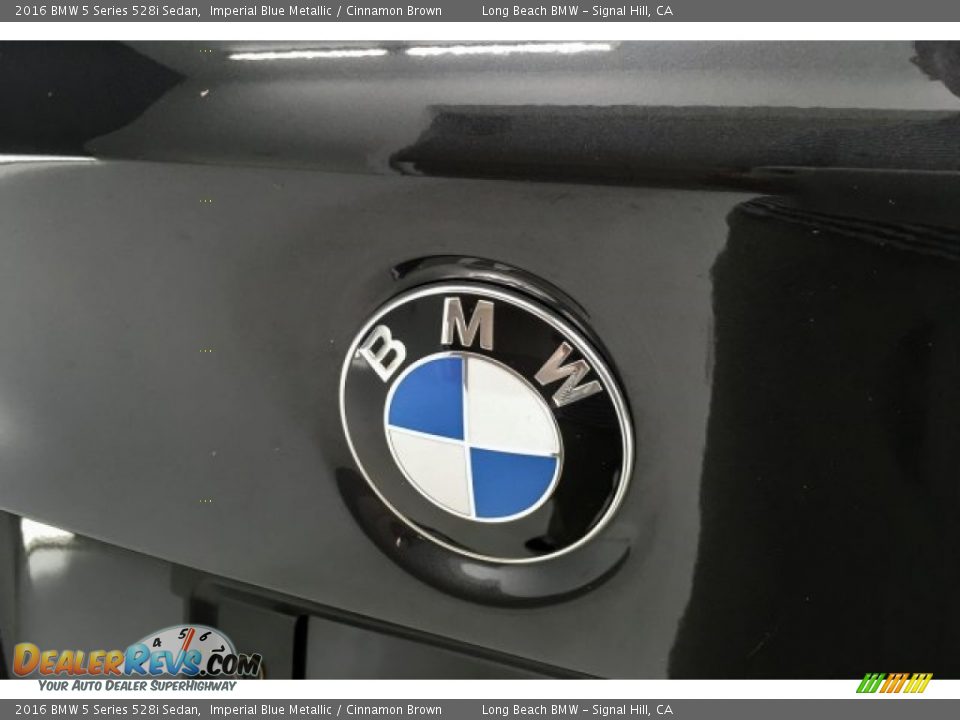 2016 BMW 5 Series 528i Sedan Imperial Blue Metallic / Cinnamon Brown Photo #30