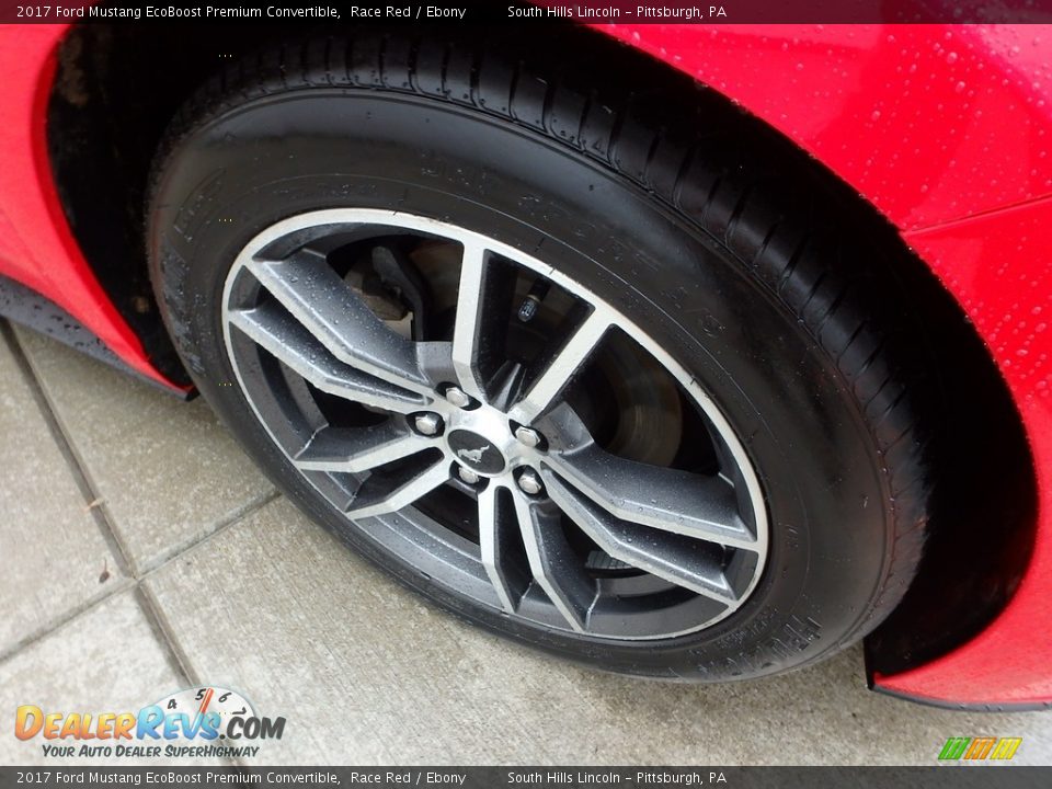 2017 Ford Mustang EcoBoost Premium Convertible Race Red / Ebony Photo #9