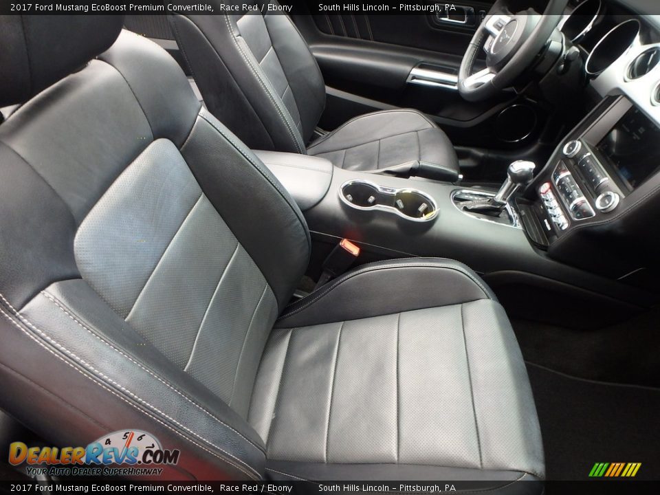 2017 Ford Mustang EcoBoost Premium Convertible Race Red / Ebony Photo #10