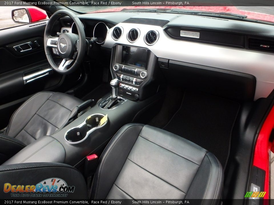 2017 Ford Mustang EcoBoost Premium Convertible Race Red / Ebony Photo #11