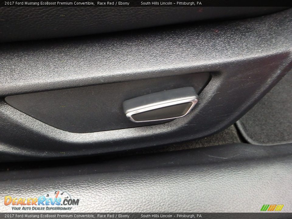 2017 Ford Mustang EcoBoost Premium Convertible Race Red / Ebony Photo #12