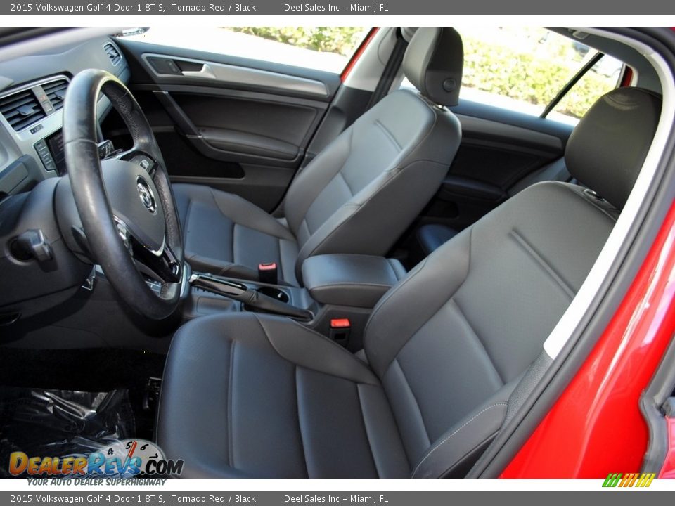 2015 Volkswagen Golf 4 Door 1.8T S Tornado Red / Black Photo #17