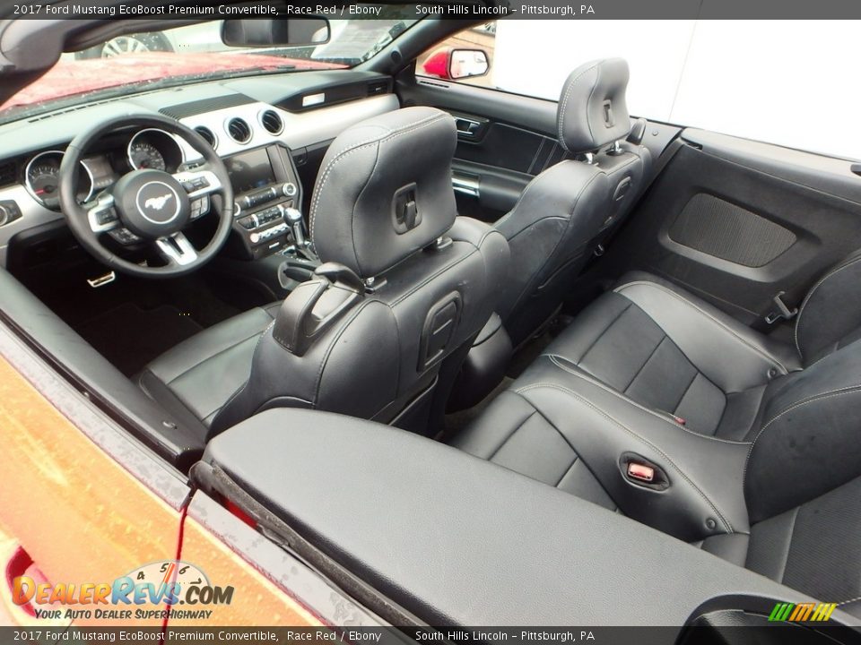 2017 Ford Mustang EcoBoost Premium Convertible Race Red / Ebony Photo #16