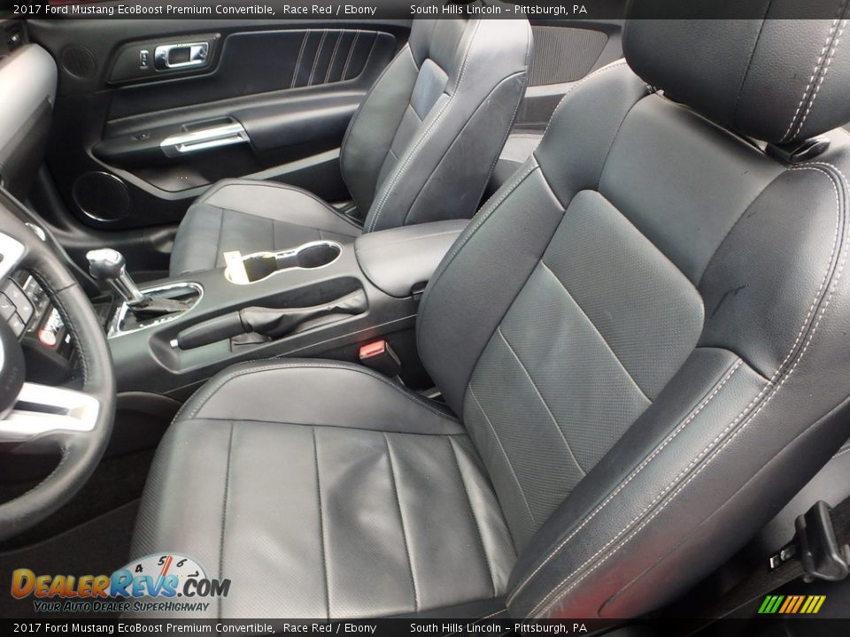2017 Ford Mustang EcoBoost Premium Convertible Race Red / Ebony Photo #17