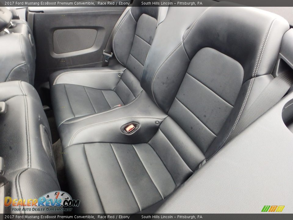 2017 Ford Mustang EcoBoost Premium Convertible Race Red / Ebony Photo #18
