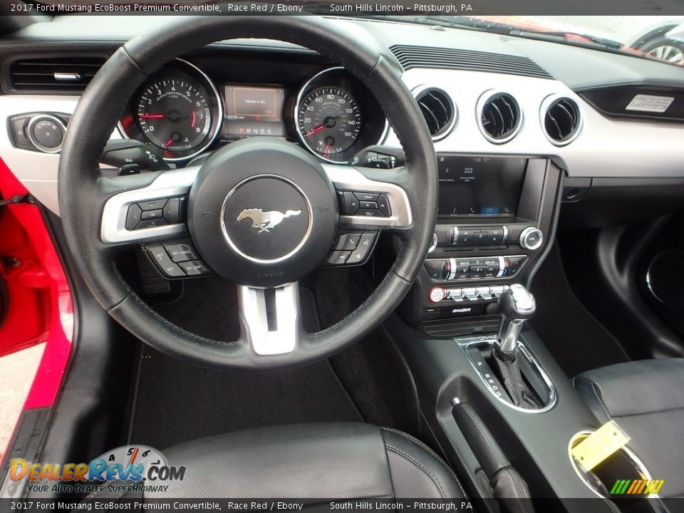 2017 Ford Mustang EcoBoost Premium Convertible Race Red / Ebony Photo #19