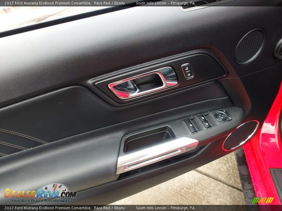 2017 Ford Mustang EcoBoost Premium Convertible Race Red / Ebony Photo #20