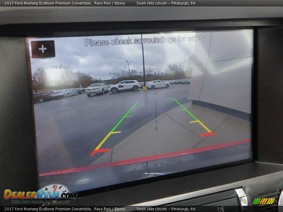 2017 Ford Mustang EcoBoost Premium Convertible Race Red / Ebony Photo #24