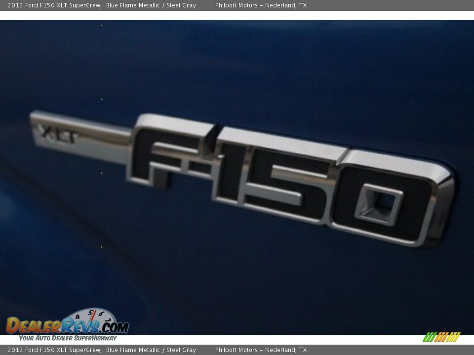 2012 Ford F150 XLT SuperCrew Blue Flame Metallic / Steel Gray Photo #7