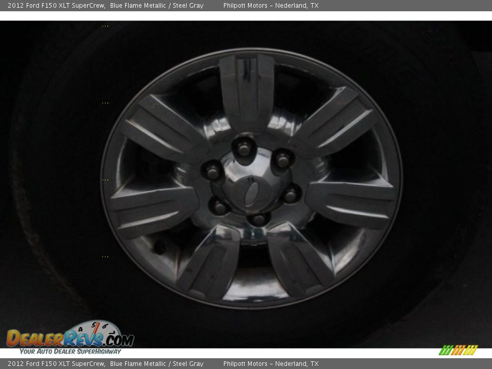 2012 Ford F150 XLT SuperCrew Blue Flame Metallic / Steel Gray Photo #14