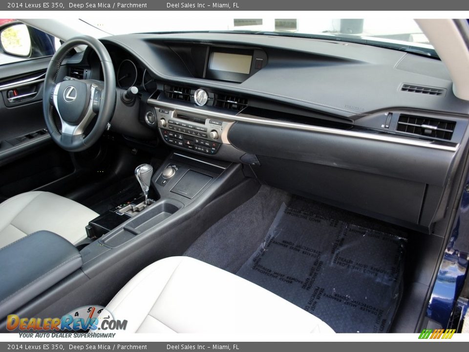 2014 Lexus ES 350 Deep Sea Mica / Parchment Photo #18