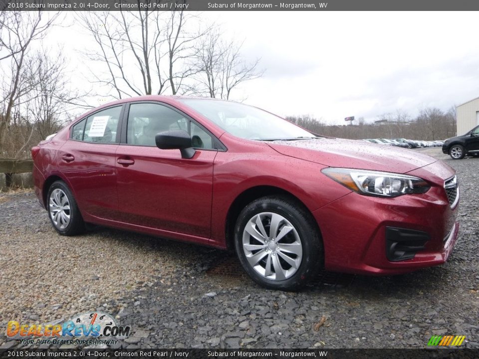 2018 Subaru Impreza 2.0i 4-Door Crimson Red Pearl / Ivory Photo #1