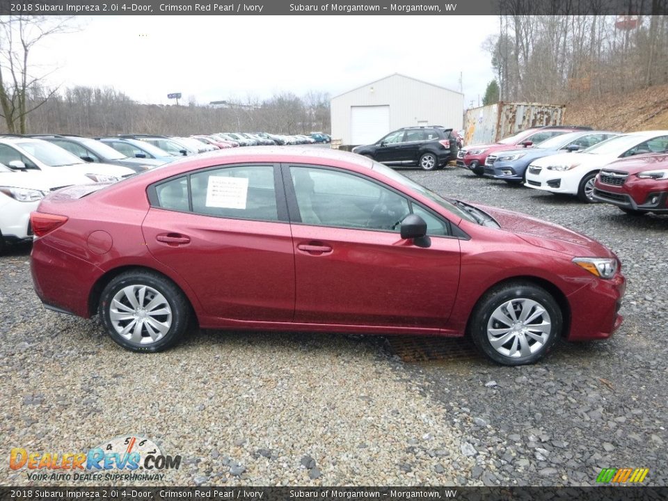 2018 Subaru Impreza 2.0i 4-Door Crimson Red Pearl / Ivory Photo #2