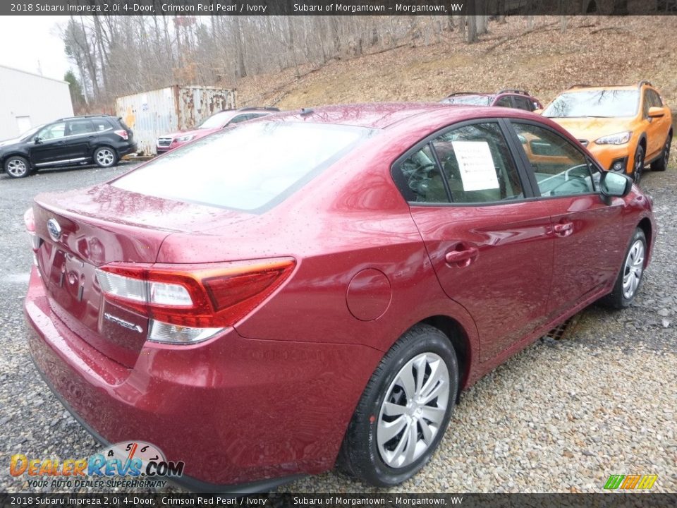 2018 Subaru Impreza 2.0i 4-Door Crimson Red Pearl / Ivory Photo #3