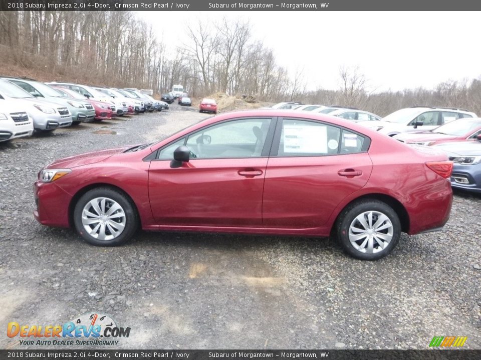 2018 Subaru Impreza 2.0i 4-Door Crimson Red Pearl / Ivory Photo #6