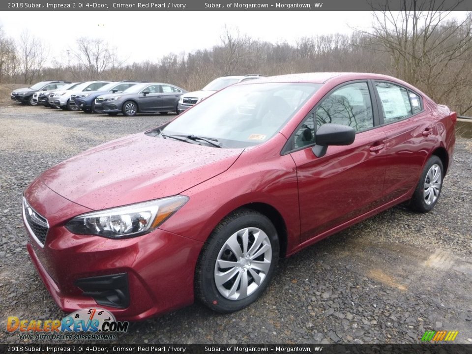 2018 Subaru Impreza 2.0i 4-Door Crimson Red Pearl / Ivory Photo #7