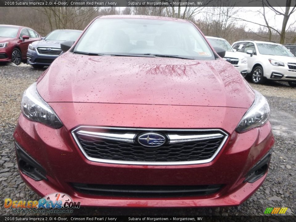 2018 Subaru Impreza 2.0i 4-Door Crimson Red Pearl / Ivory Photo #8