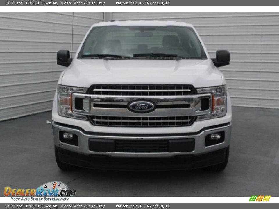 2018 Ford F150 XLT SuperCab Oxford White / Earth Gray Photo #2