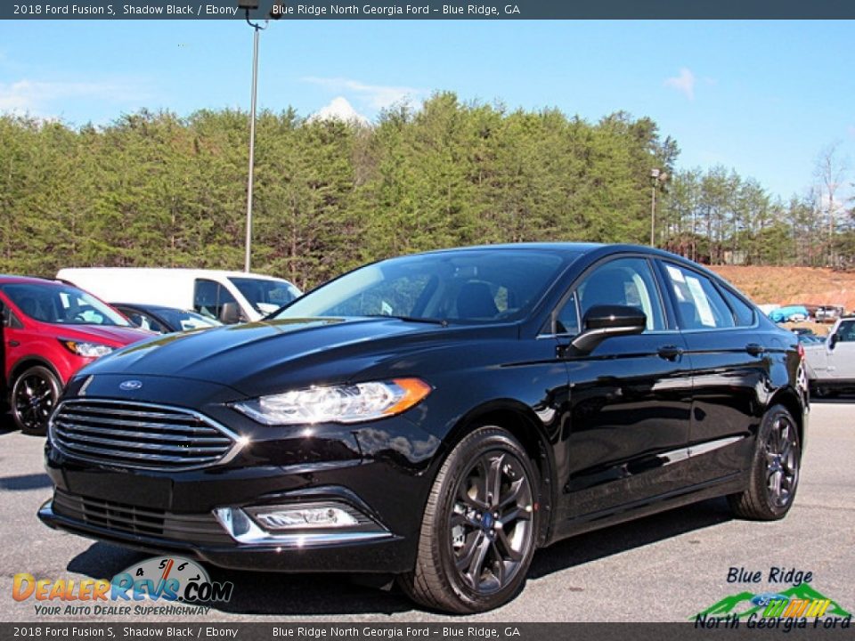 2018 Ford Fusion S Shadow Black / Ebony Photo #1