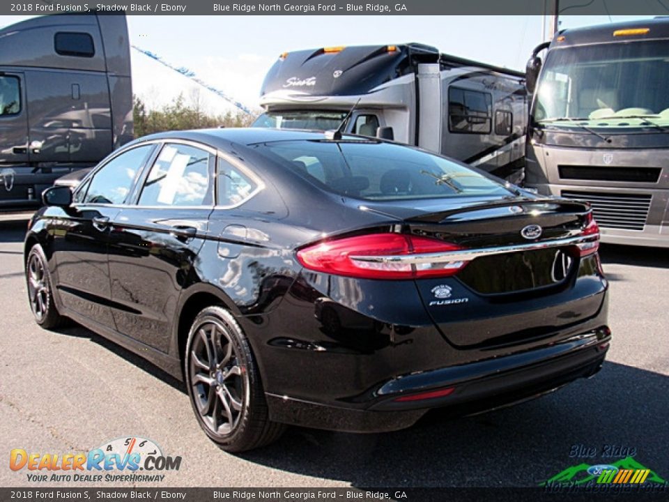 2018 Ford Fusion S Shadow Black / Ebony Photo #3