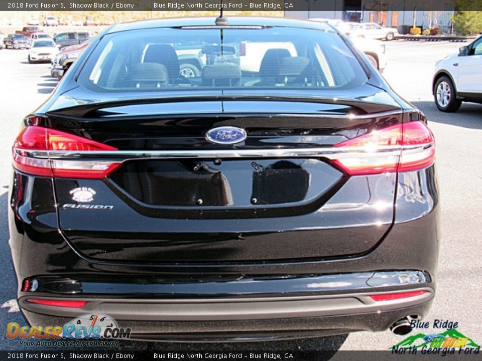 2018 Ford Fusion S Shadow Black / Ebony Photo #4