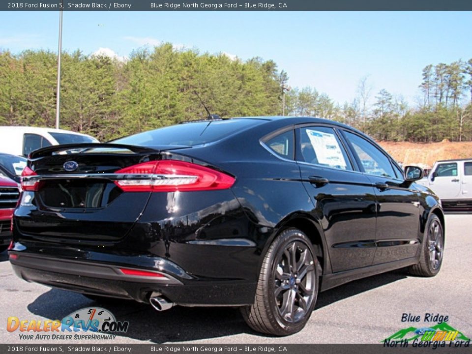 2018 Ford Fusion S Shadow Black / Ebony Photo #5