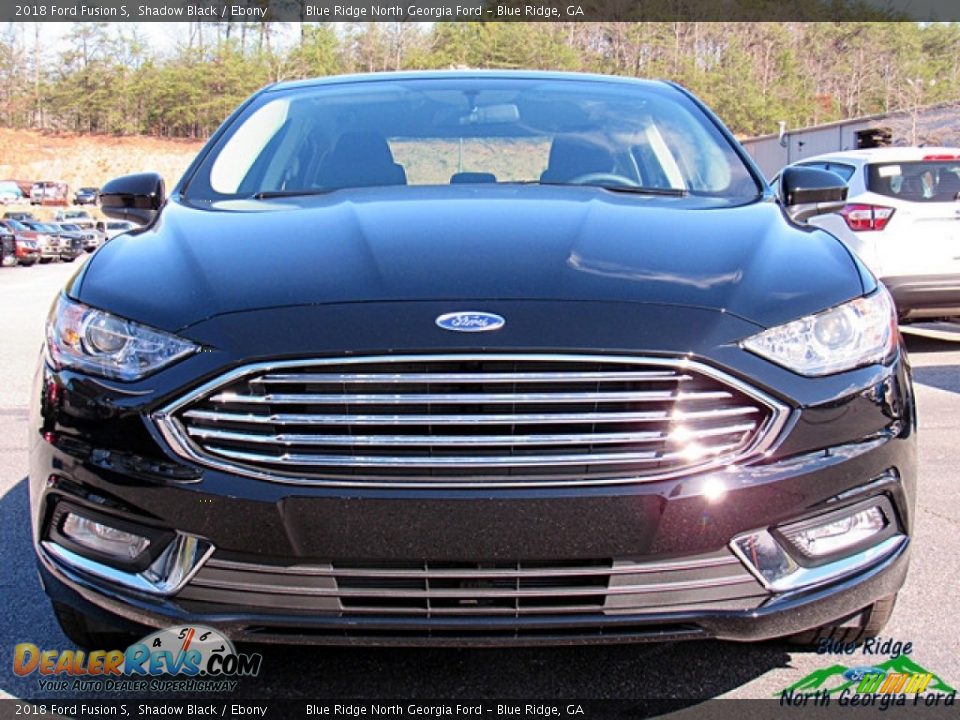 2018 Ford Fusion S Shadow Black / Ebony Photo #8