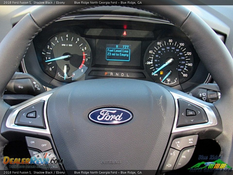 2018 Ford Fusion S Shadow Black / Ebony Photo #14