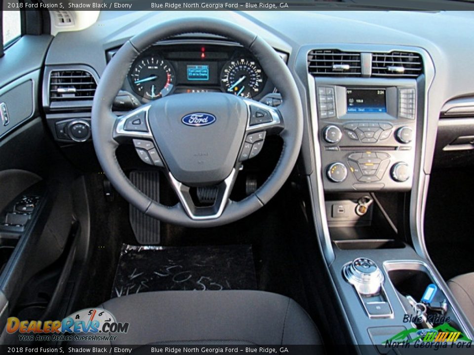 2018 Ford Fusion S Shadow Black / Ebony Photo #21