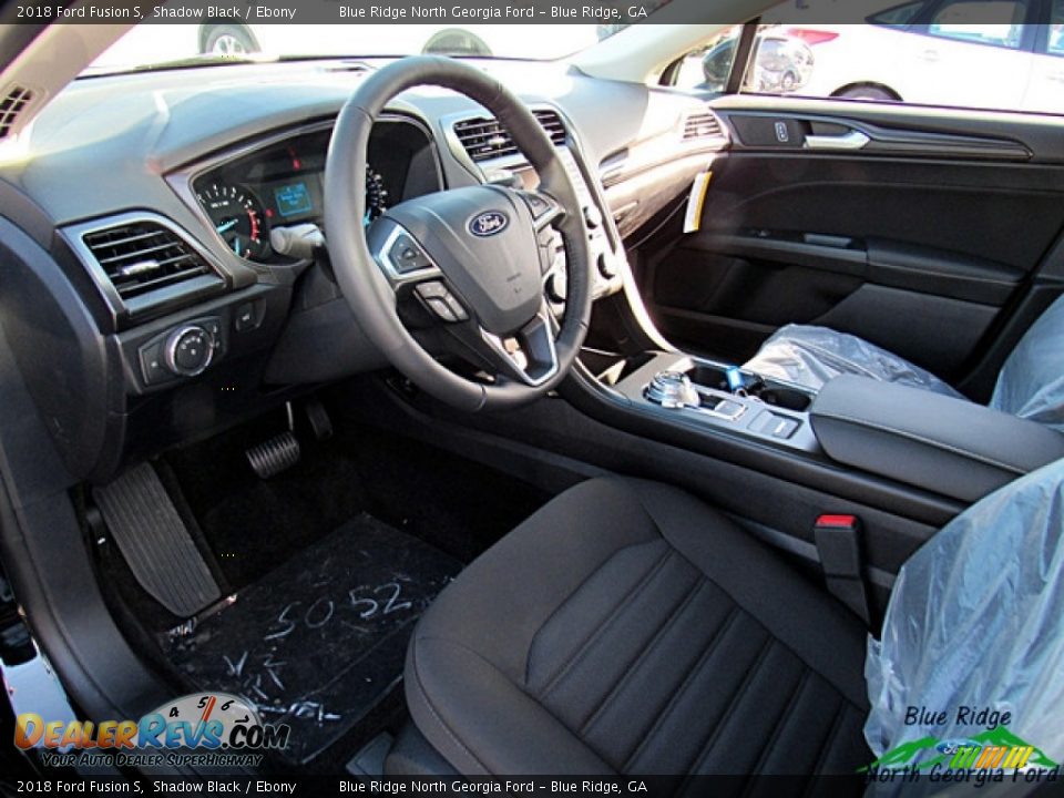 2018 Ford Fusion S Shadow Black / Ebony Photo #26