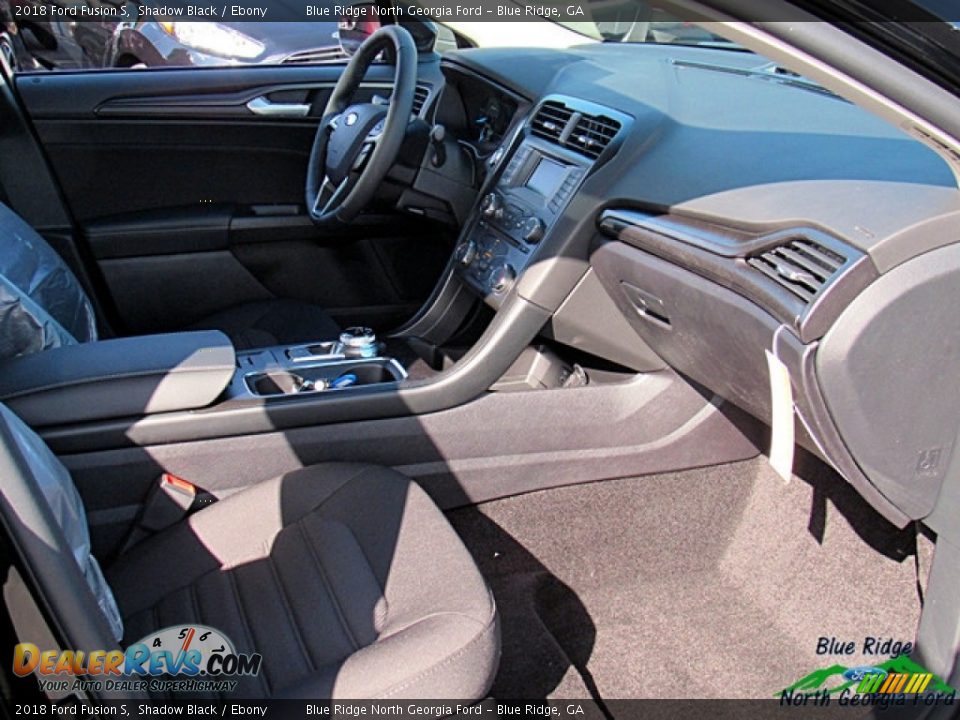 2018 Ford Fusion S Shadow Black / Ebony Photo #27