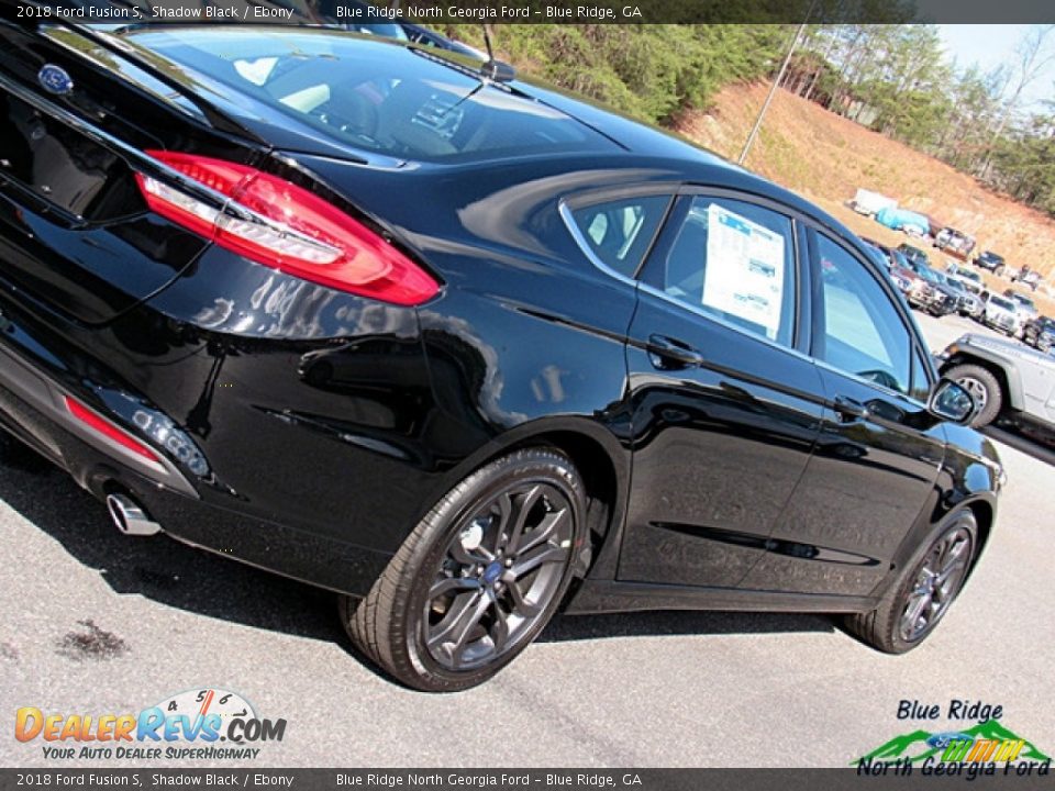 2018 Ford Fusion S Shadow Black / Ebony Photo #30