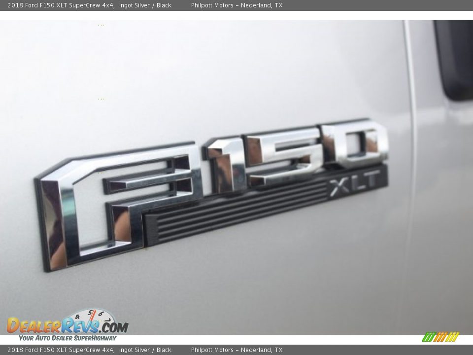 2018 Ford F150 XLT SuperCrew 4x4 Ingot Silver / Black Photo #31