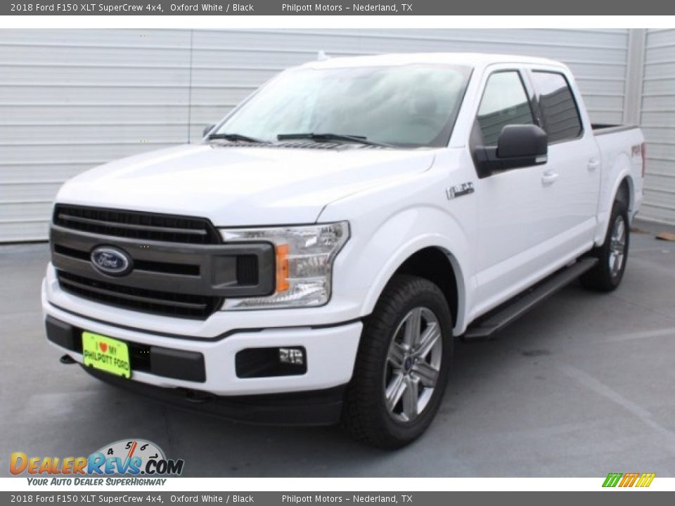 2018 Ford F150 XLT SuperCrew 4x4 Oxford White / Black Photo #3