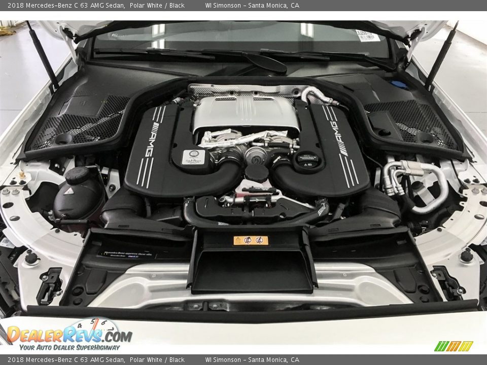 2018 Mercedes-Benz C 63 AMG Sedan 4.0 Liter AMG biturbo DOHC 32-Valve VVT V8 Engine Photo #8