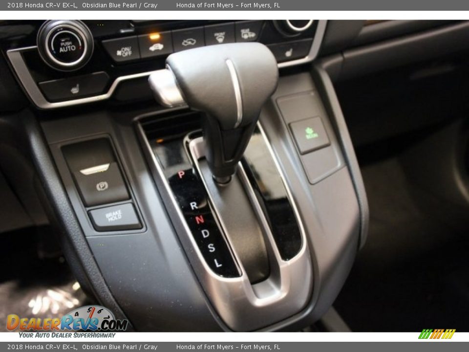 2018 Honda CR-V EX-L Obsidian Blue Pearl / Gray Photo #22